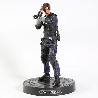Biohazard RE Leon S. Kennedy / Jill Valentine Figure Figuine Model Statue Decoration PVC Toy