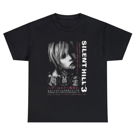 Silent Hill 3 T-Shirt Men Women plus Size Fashion O-Neck Casual Streetwear Harajuku Cotton Cute Vintage Oversized Unisex Tees