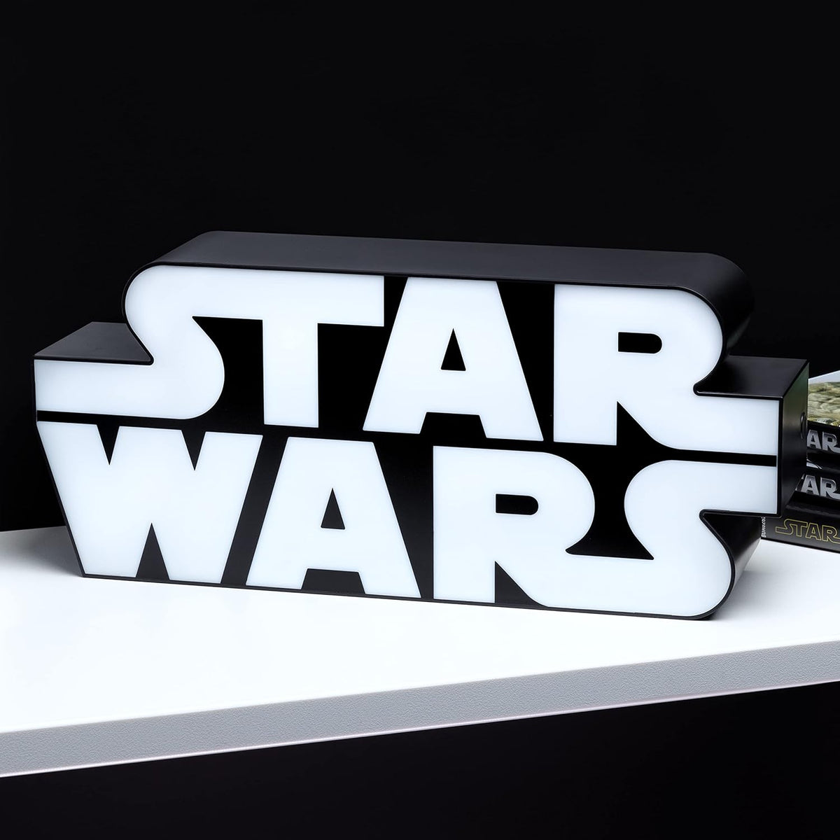 Star Wars Iconic Logo Light - Officially Licensed Merchandise and Memorabilia, Gift, Room Accessory, Desk Lamp