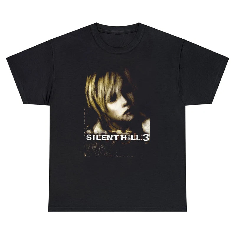 Silent Hill 3 T-Shirt Men Women plus Size Fashion O-Neck Casual Streetwear Harajuku Cotton Cute Vintage Oversized Unisex Tees